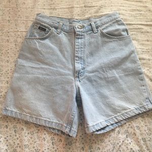 Vintage High Waisted Denim Wrangler Shorts